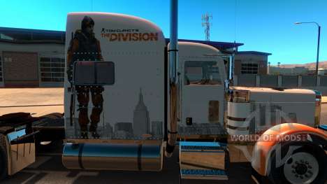 Skin The Division for Peterbilt 389 für American Truck Simulator