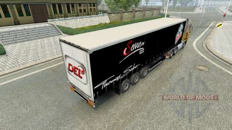 Haut Nürnberg Ice Tigers in der semi-trailer für Euro Truck Simulator 2