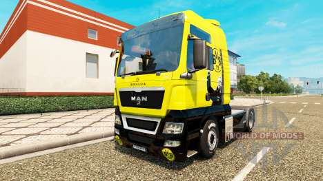 BVB de la peau pour l'HOMME de camion pour Euro Truck Simulator 2