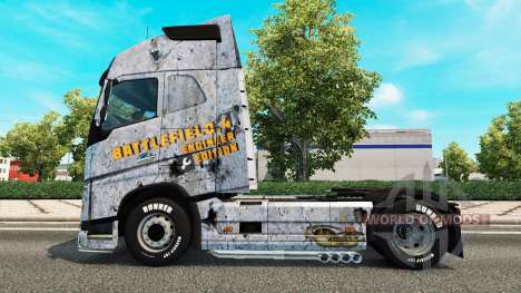 Battlefield 4-skin für den Volvo truck für Euro Truck Simulator 2