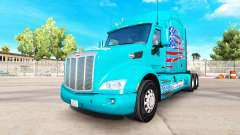 La peau American Truck camion Peterbilt pour American Truck Simulator