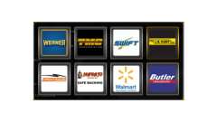 Logos von Unternehmen in den USA für American Truck Simulator