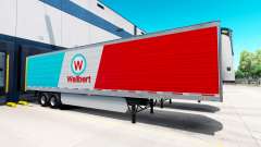 Semi-remorque-frigo pour American Truck Simulator