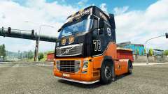Racing Team skin für Volvo-LKW für Euro Truck Simulator 2