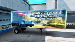La peau de l'ATS sur la remorque pour American Truck Simulator