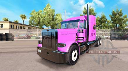 La peau Ourson Veasna tracteur Peterbilt 389 pour American Truck Simulator