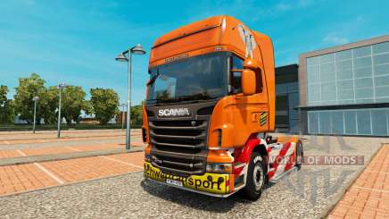 Lourds de Transport de la peau pour Scania camion pour Euro Truck Simulator 2