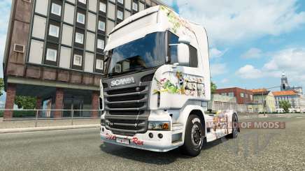 Haut Kinder auf der Zugmaschine Scania für Euro Truck Simulator 2