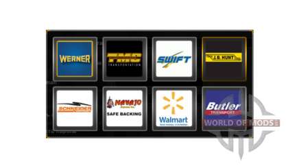Les Logos de sociétés aux états-UNIS pour American Truck Simulator