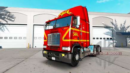 La peau sur SAIA camion Freightliner FLAG pour American Truck Simulator