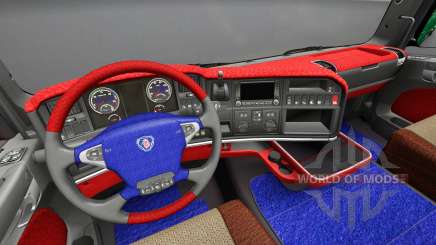 L'intérieur de Scania Leda pour Euro Truck Simulator 2