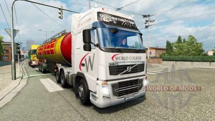 Des coloriages de camions pour le trafic v1.1 pour Euro Truck Simulator 2
