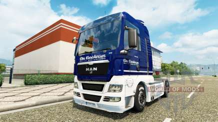 Carstensen de la peau pour camion MAN v2.0 pour Euro Truck Simulator 2