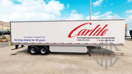 Carlile skin für trailer für American Truck Simulator