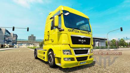Gertzen Transporte skin für den MAN-LKW für Euro Truck Simulator 2