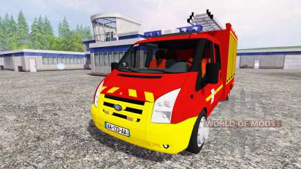 Ford Transit [sapeurs pompiers] pour Farming Simulator 2015