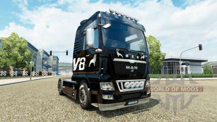 Haut MAN V8 truck MAN für Euro Truck Simulator 2