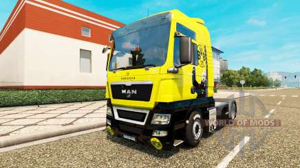 BVB skin für MAN-LKW für Euro Truck Simulator 2