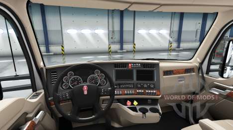 Neu gestaltete Interieur des Kenworth T680 für American Truck Simulator