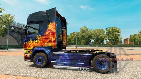 Feu bleu de la peau pour Scania camion pour Euro Truck Simulator 2
