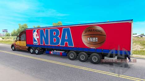 Haut NBA auf dem Anhänger für American Truck Simulator