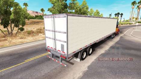 Long frigorifique semi-remorque pour American Truck Simulator