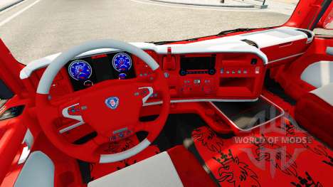 La peau de Coca-Cola sur le tracteur Scania pour Euro Truck Simulator 2