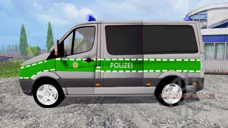 Volkswagen Crafter Bavaria Police für Farming Simulator 2015