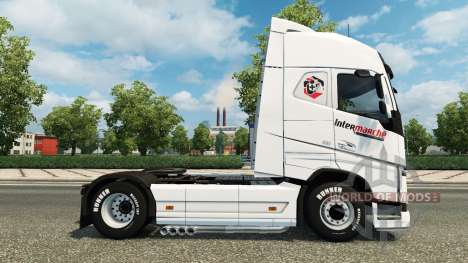 Intermarché de la peau pour Volvo camion pour Euro Truck Simulator 2