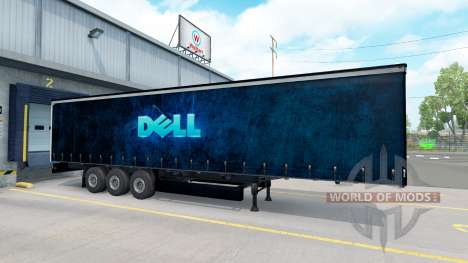 Dell peau sur la remorque pour American Truck Simulator