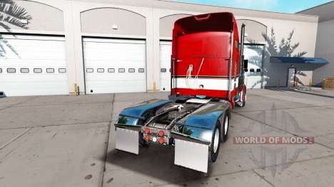 Haut Rot auf der LKW-Kenworth W900 für American Truck Simulator