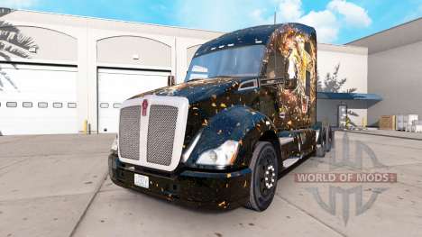 Peau de tigre pour Peterbilt et Kenworth camions pour American Truck Simulator