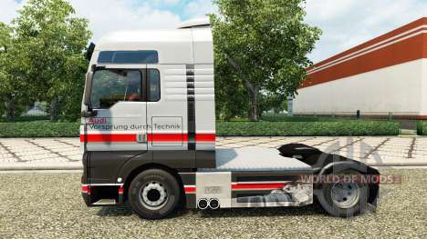 Audi skin für MAN-LKW für Euro Truck Simulator 2