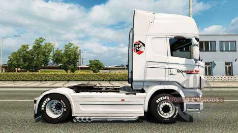 Intermarché de la peau pour Scania camion pour Euro Truck Simulator 2