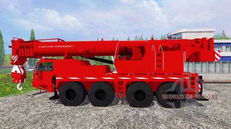 Liebherr LTM 1090 Sapeur Pompiers v1.2 pour Farming Simulator 2015