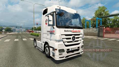 Haut Intermarket auf der Sattelzugmaschine Merce für Euro Truck Simulator 2