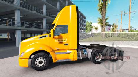 Peau Jaune Corp sur le camion Kenworth pour American Truck Simulator
