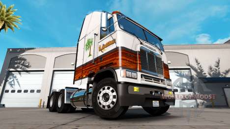 Peau en Bois de la Boutique d'un tracteur Freigh pour American Truck Simulator
