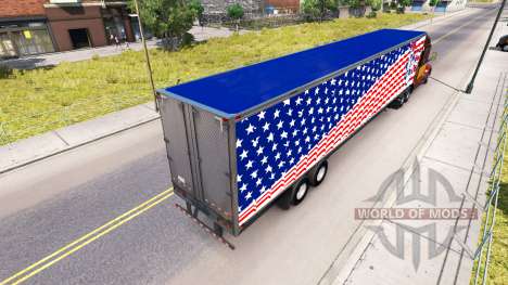 La peau Statue De la Liberté sur la remorque pour American Truck Simulator