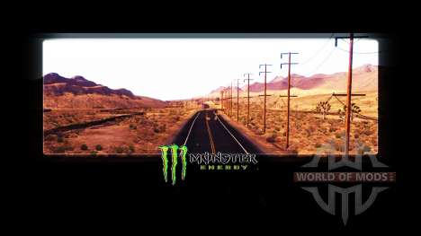 Monster Energy dans les écrans de chargement pour American Truck Simulator