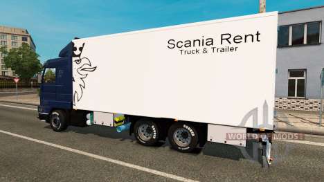 Скин Scania Rent на Scania 143M BDF für Euro Truck Simulator 2