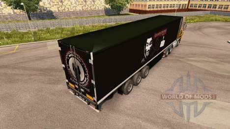 Haut Top Secret StandAlone auf dem Anhänger für Euro Truck Simulator 2