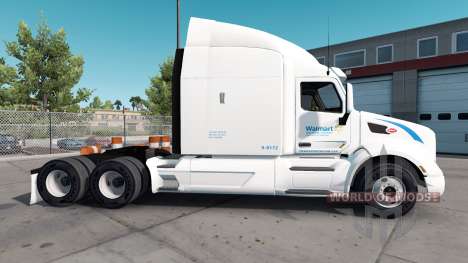 Haut Wallmart für LKW Peterbilt für American Truck Simulator