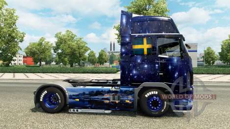 Wiking Transport skin für den Volvo truck für Euro Truck Simulator 2