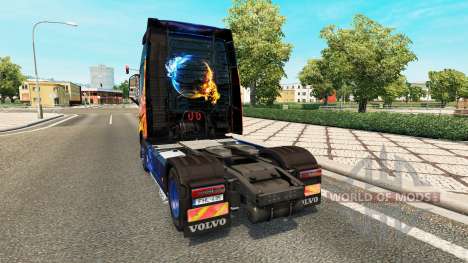 Feu bleu de la peau pour Volvo camion pour Euro Truck Simulator 2