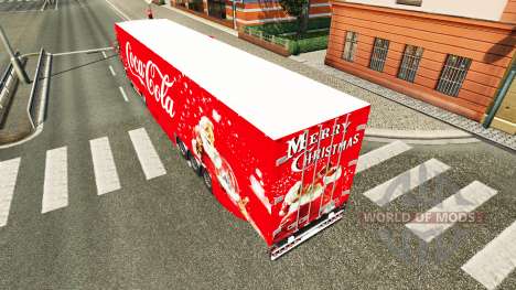 Haut Coca-Cola auf der Zugmaschine Scania für Euro Truck Simulator 2