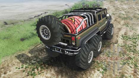 Hummer H2 6x6 [diesel][03.03.16] pour Spin Tires