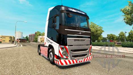 Schwerlast Transport skin for Volvo truck für Euro Truck Simulator 2