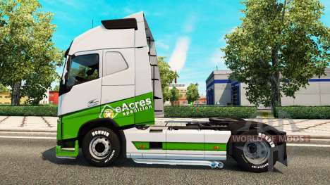 EAcres skin v1.1 Sattelzugmaschine Volvo für Euro Truck Simulator 2
