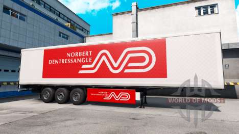 Norbert Dentressangle Haut für einen Anhänger für American Truck Simulator